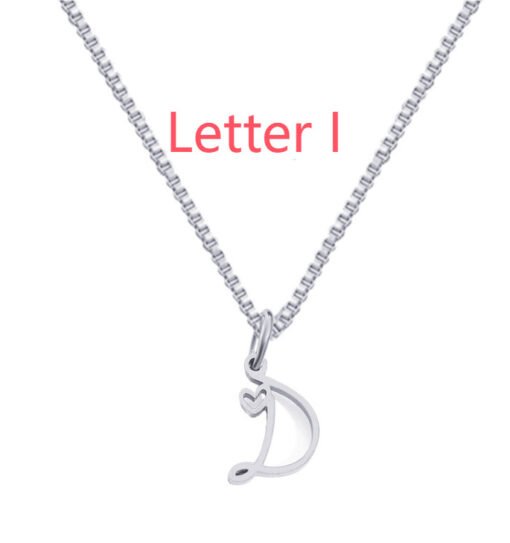 26 Love Letters Titanium Steel Pendants Necklace - Image 10