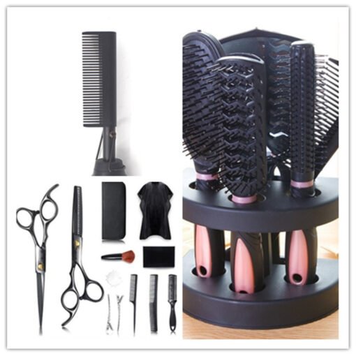Hair Salon Hair Cutting Comb Set Of Women And Men Blowing Hair Makeup Mirror Special Fluffy Styling Comb Set Women - Hình ảnh 5