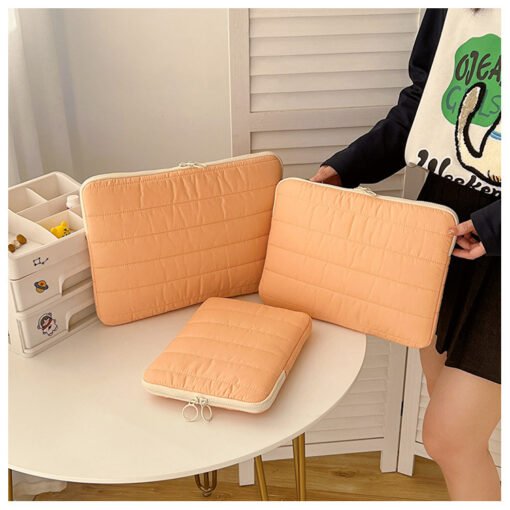 Simple Stitching Splicing Laptop Tablet Case - 图片 7