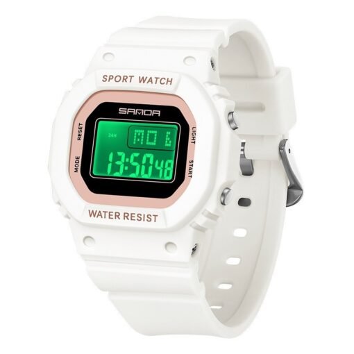 Square Electronic Watch Colorful Creativity For Male And Female Students - 图片 4