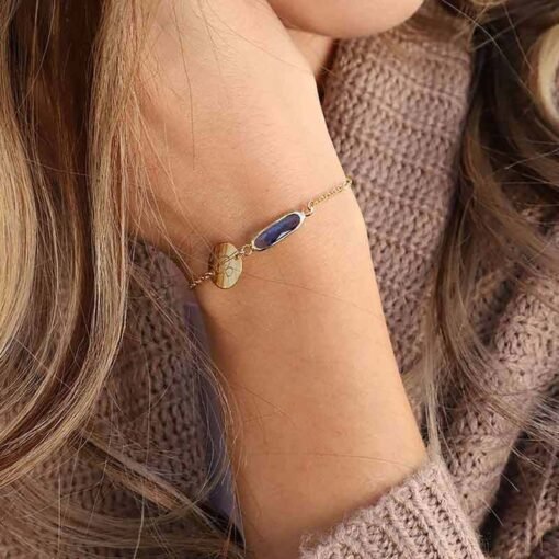 Exquisite Women's Gold Jewelry Bracelet With Letters - Larawan 2