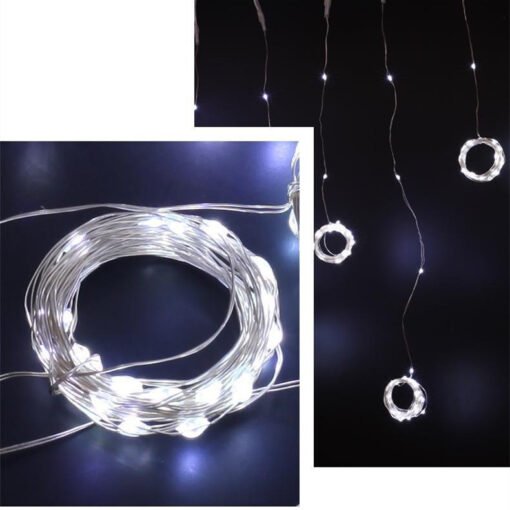 Remote Control Copper Wire Light Curtain String - Image 4
