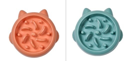 Pet Dog Cat Slow Feeder Bowls Anti Choking Slow Feeder Dish Bowl Home Dog Eating Plate Anti Gulping Bowl Supplies - Imagen 9