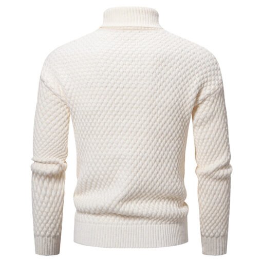 Men's Turtleneck Sweater Knitwear - immagine 2